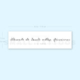 Curiosity Often Leads To Trouble Temporary Tattoo (Set of 3)