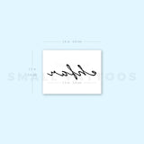 'ehfar' Temporary Tattoo (Set of 3)