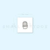 Barrel Cactus Temporary Tattoo (Set of 3)