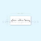 Good Vibes Only Temporary Tattoo (Set of 3)