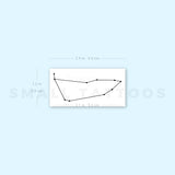 Capricornus Constellation Temporary Tattoo (Set of 3)