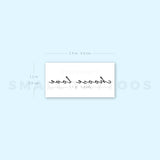 Choose Love Temporary Tattoo (Set of 3)