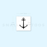 Anchor Temporary Tattoo (Set of 3)