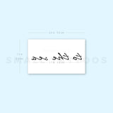 To The Sea Temporary Tattoo (Set of 3)