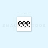 999 Angel Number Temporary Tattoo (Set of 3)