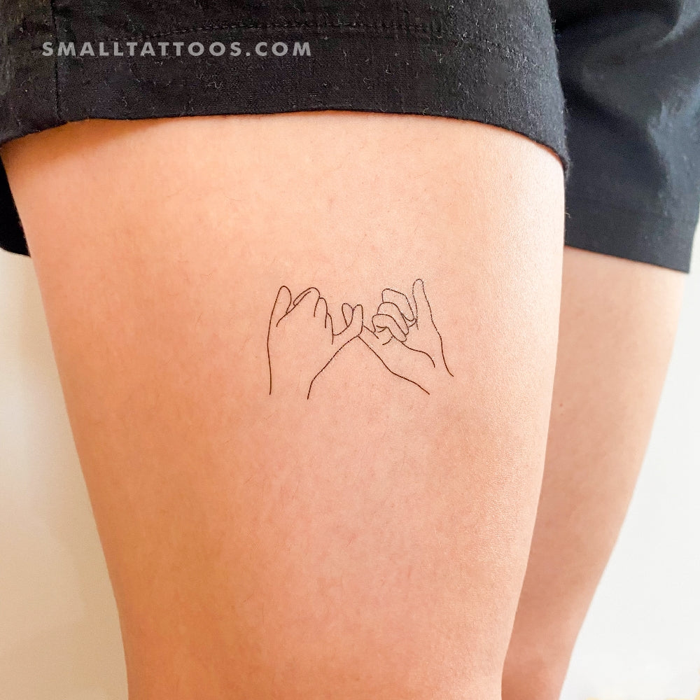 Pinky Promise Temporary Tattoo (Set of 3)