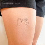 Pinky Promise Temporary Tattoo (Set of 3)