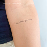Trust The Process Temporary Tattoo (Set of 3)