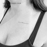 Trust The Process Temporary Tattoo (Set of 3)