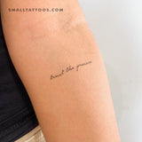 Trust The Process Temporary Tattoo (Set of 3)