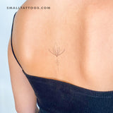 Harmlessberry's Lotus Flower Temporary Tattoo (Set of 3)