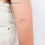 Flying Around The World Temporary Tattoo (Set of 3)