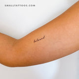 Beloved Temporary Tattoo (Set of 3)