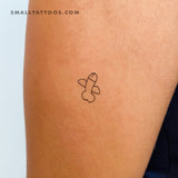 Flying Penis Temporary Tattoo - Set of 3