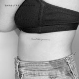 Trust The Process Temporary Tattoo (Set of 3)