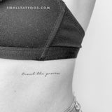 Trust The Process Temporary Tattoo (Set of 3)