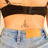 Mother And Two Children Symbol Temporary Tattoo (Set of 3)