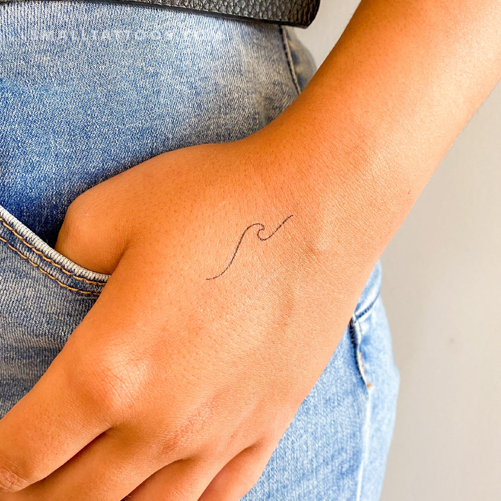 Waves Tattoo Wrist Waves Tattoo Wrist