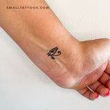 Small Eye of Horus (Left) Temporary Tattoo (Set of 3)