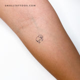 Baby Elephant (Right) Temporary Tattoo (Set of 3)