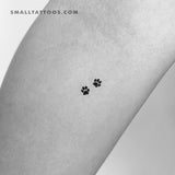 Paw Print Couple Temporary Tattoo (Set of 3)