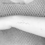 Sleeping Mountain Temporary Tattoo (Set of 3)