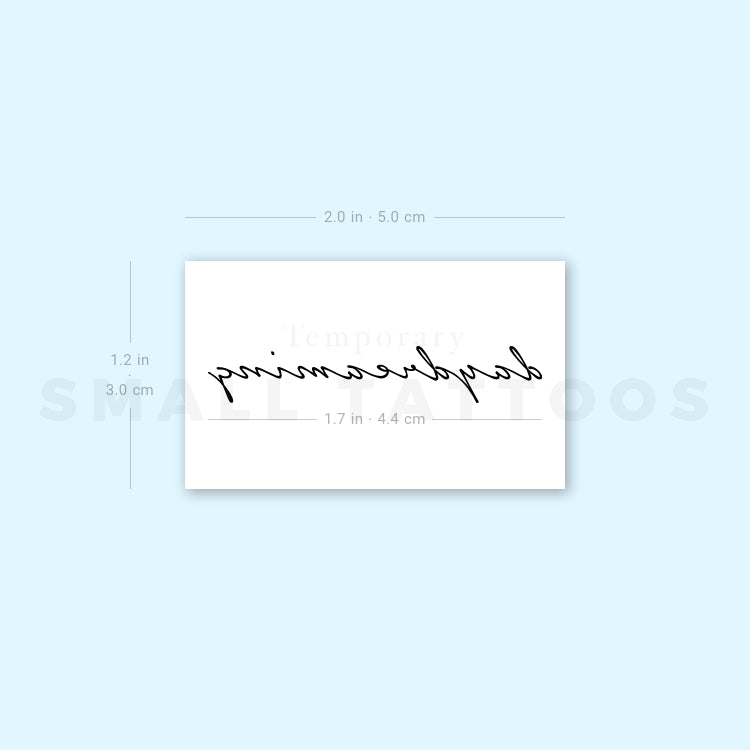 Daydreaming Temporary Tattoo (Set of 3)
