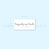 Lest We Forget Temporary Tattoo (Set of 3)
