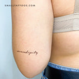'Serendipity' Temporary Tattoo (Set of 3)