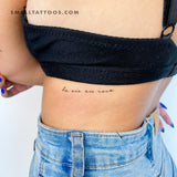 La Vie En Rose Temporary Tattoo (Set of 3)