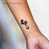 Infinity Mother, Daughter and Son Symbol Temporary Tattoo