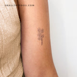 Daisy Flower Bouquet Temporary Tattoo (Set of 3)