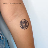 Dara Knot Temporary Tattoo - Set of 3