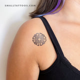 Dara Knot Temporary Tattoo - Set of 3