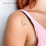 Brontosaurus Temporary Tattoo (Set of 3)
