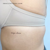 Carpe Diem Temporary Tattoo (Set of 3)