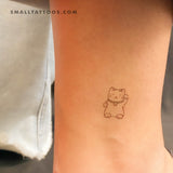 Maneki-Neko Temporary Tattoo (Set of 3)
