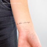 Be The Change Temporary Tattoo (Set of 3)
