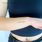Always Temporary Tattoo (Set of 3)