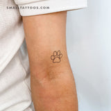 Paw Print Temporary Tattoo (Set of 3)