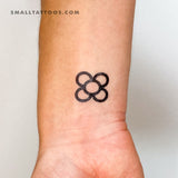 Flower Of Barcelona Temporary Tattoo - Set of 3