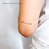 Pura Vida Temporary Tattoo - Set of 3