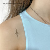 Fé Cross Temporary Tattoo - Set of 3