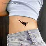 Killer Whale Temporary Tattoo - Set of 3