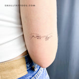 Minimalist Creation of Adam Hands Temporary Tattoo (Set of 3)