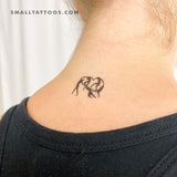 Matisse Dance Temporary Tattoo - Set of 3