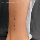 No Matter Where Temporary Tattoo (Set of 3)