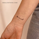 'Trust' Temporary Tattoo (Set of 3)