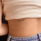 'Trust' Temporary Tattoo (Set of 3)