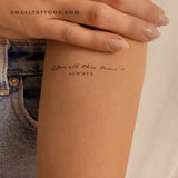 After All This Time? Always Temporary Tattoo (Set of 3)